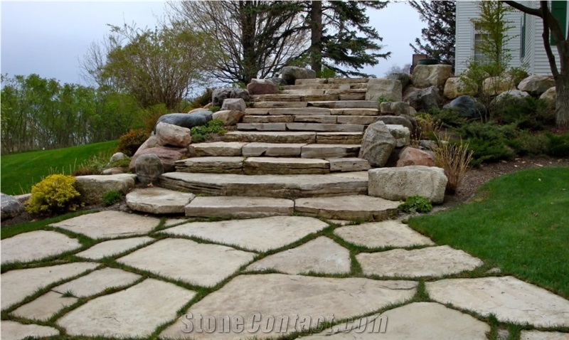 Flagstone Pathway Pavers and Garden Stepping Stones