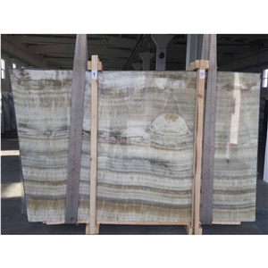 Grey Green Onyx Slabs