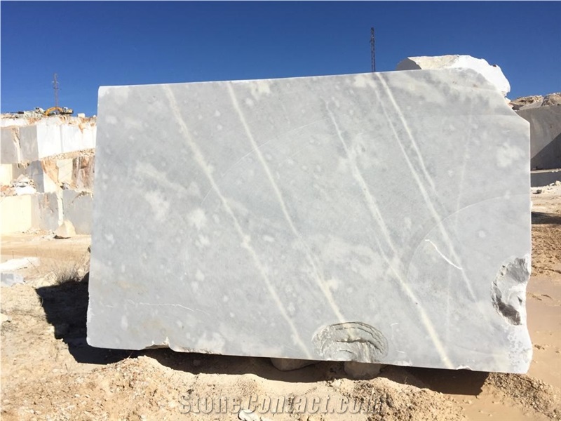 Afyon Silver Grey Marble Block