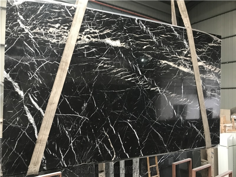 China Nero Marquina  Marble Slabs & Tiles 
