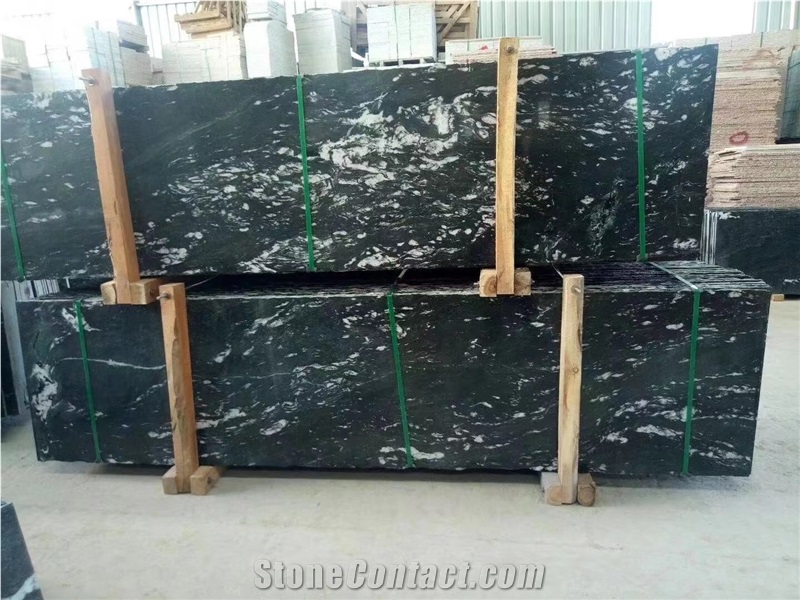 Ice Spray Green Granite Strips & Tiles 