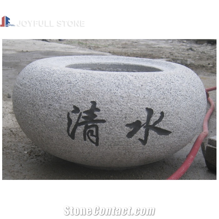 Japanese Stone Water Bowls Garden Ornaments Fountain