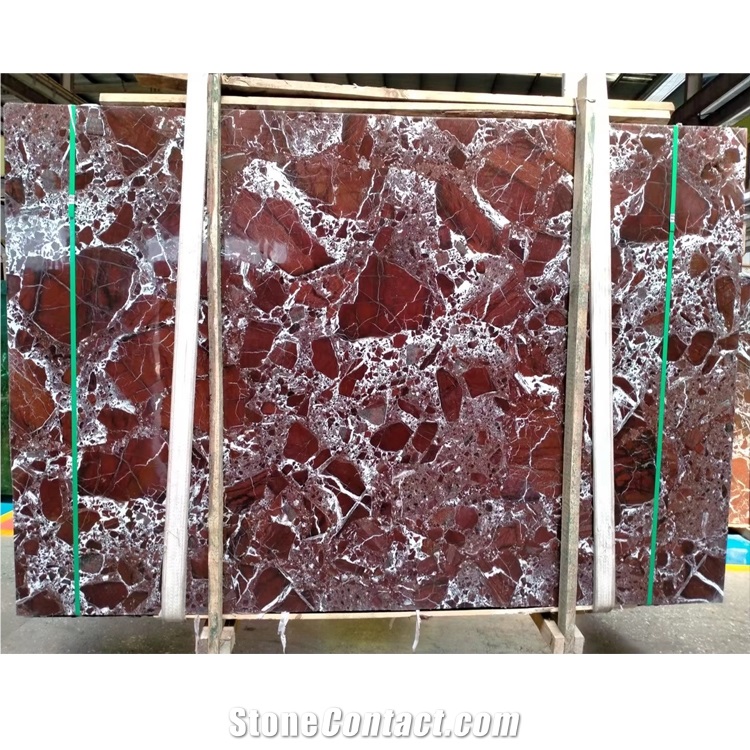 Turkey Rosso Levanto Marble Slab &Red Marble tile  project