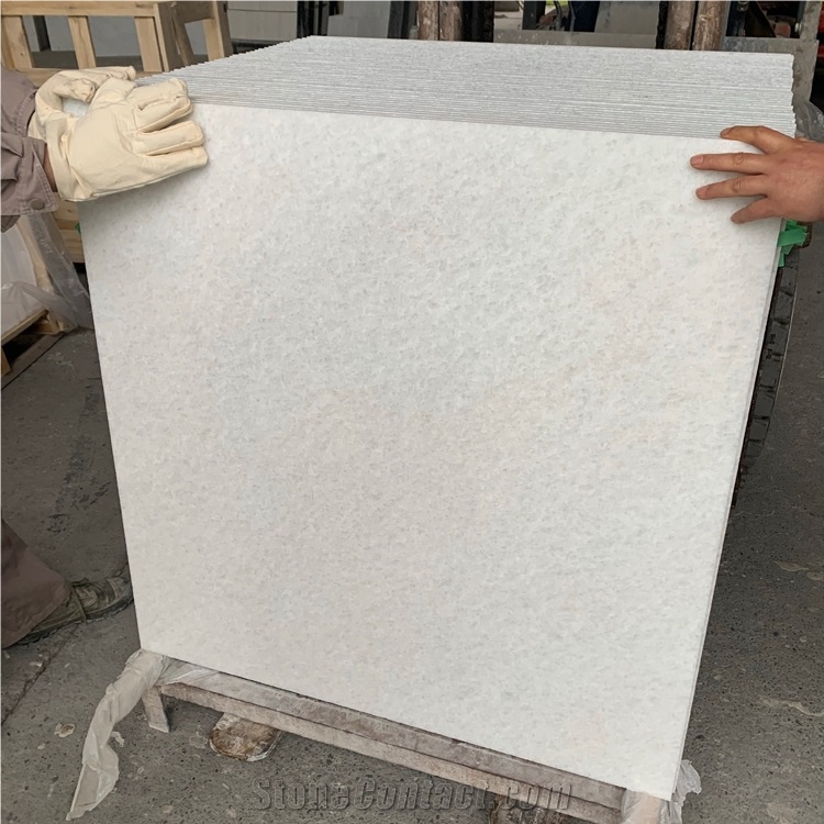Vietnam Crystal White Marble Floor Tiles 