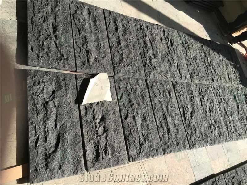 Black Basalt G684 Natural Splited Mushroomed Wall Cladding