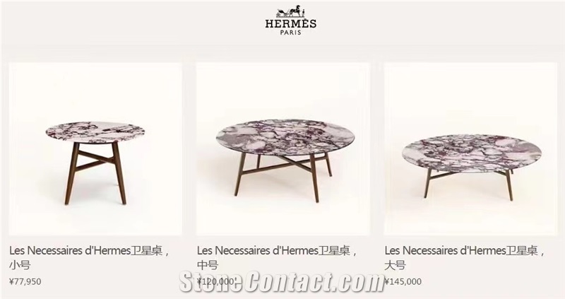 Calacatta Viola Marble Made Hermes Les Necessaires d' Hermes