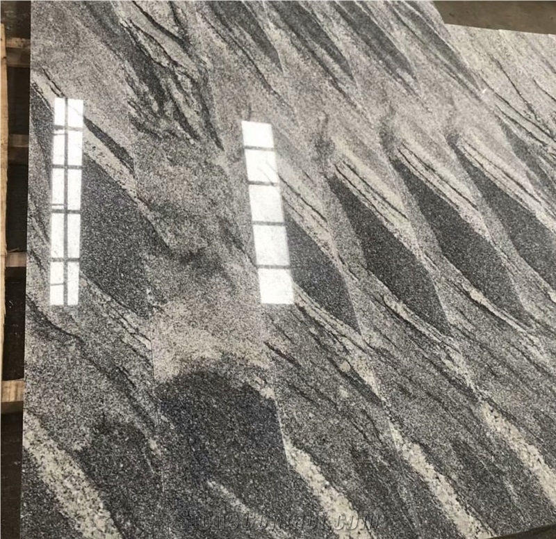 Cheap China Juparana Grey Granite Polished Random Slabs