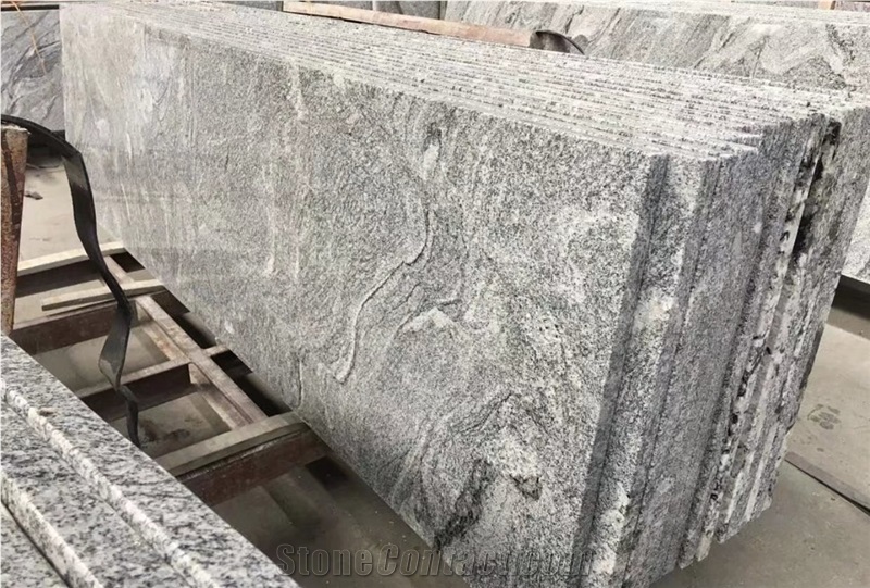 China Juparana Grey Granite Tile Waves Black Granite tops