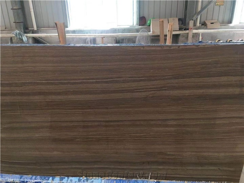 Chinese Eramosa Marble Coffee Wood Vein Brown Marble Tiles