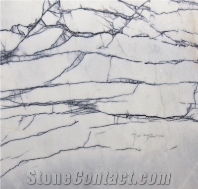 Lilac White Milas New York Marble Polished Slabs and Tiles
