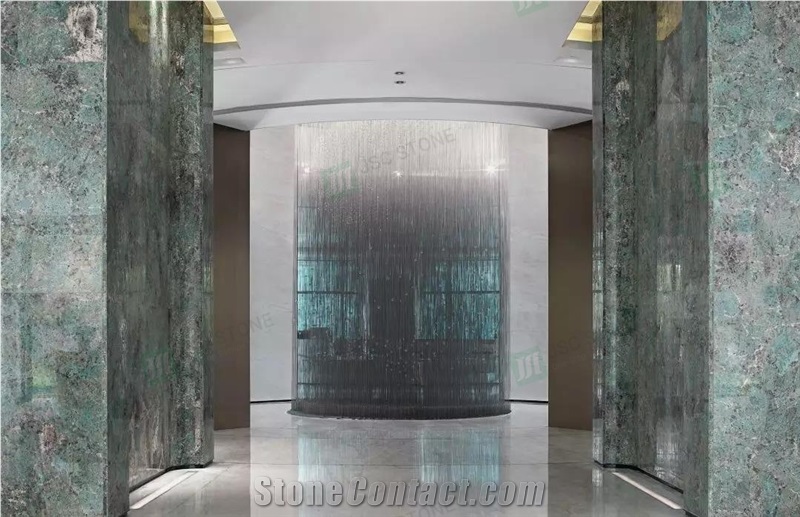 Luxury Amazon Green Quartzite For Interior Decoration