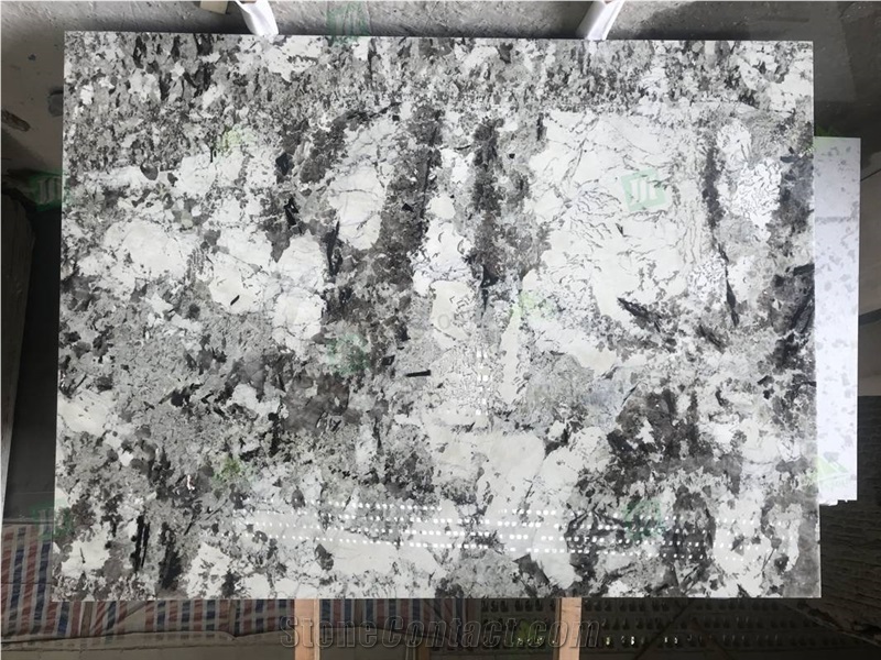 Luxury Decoration Snow Mountain Blue Marble Slabs And Tiles