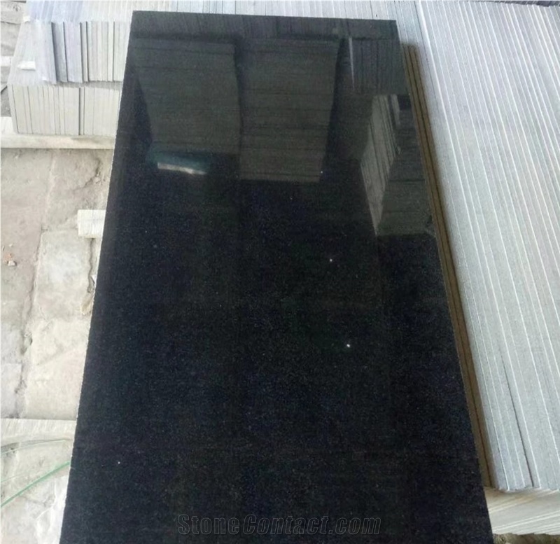 Shanxi Black Granite China Absolute Black Granite Slabs Tile