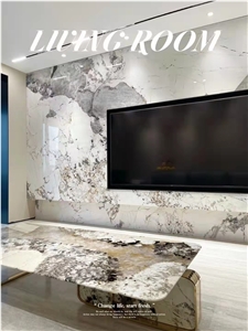 Cheap Pandora Gold Sintered Stone Interior Wall Decoration