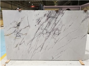Milas White Marble backlight thin panel for interior wall