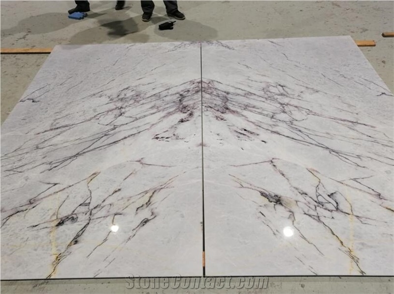 Milas White Marble backlight thin panel for  interior wall