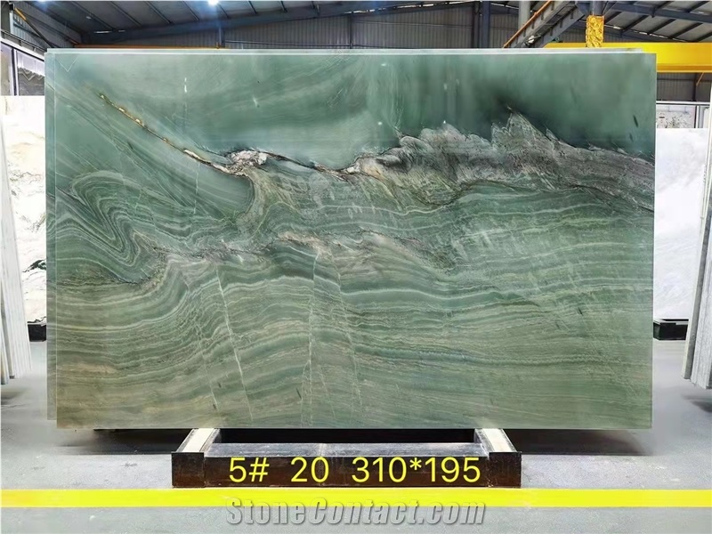 New Design Green Jasper Quartzite Slab for Wall Decor