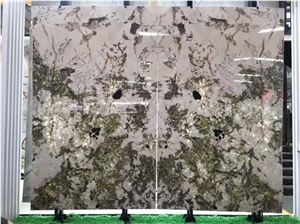 Peacock Sween White Crystal Natural Thin Granite
