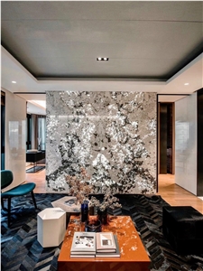 Silver Bianco Antico Granite Slabs for Interior Wall Decor