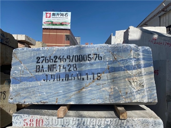 Azul Macaubas Quartzite Blocks Stoneyard In China