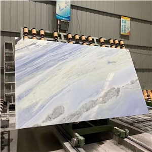 Blue Azul Celeste Marble Slabs For Interior Walling