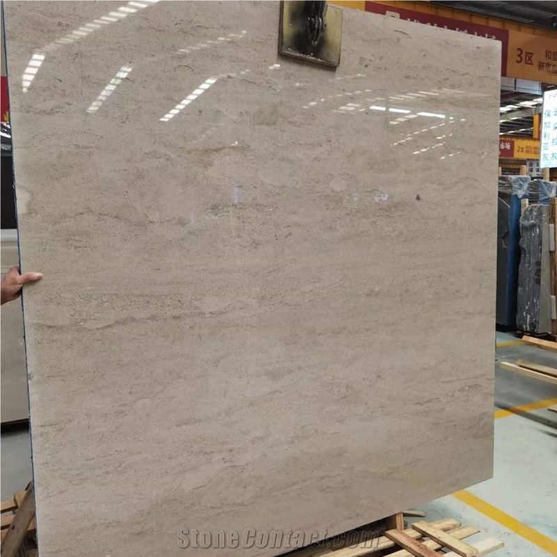 China Caesar Grey Marble Slabs For Flooring Walling