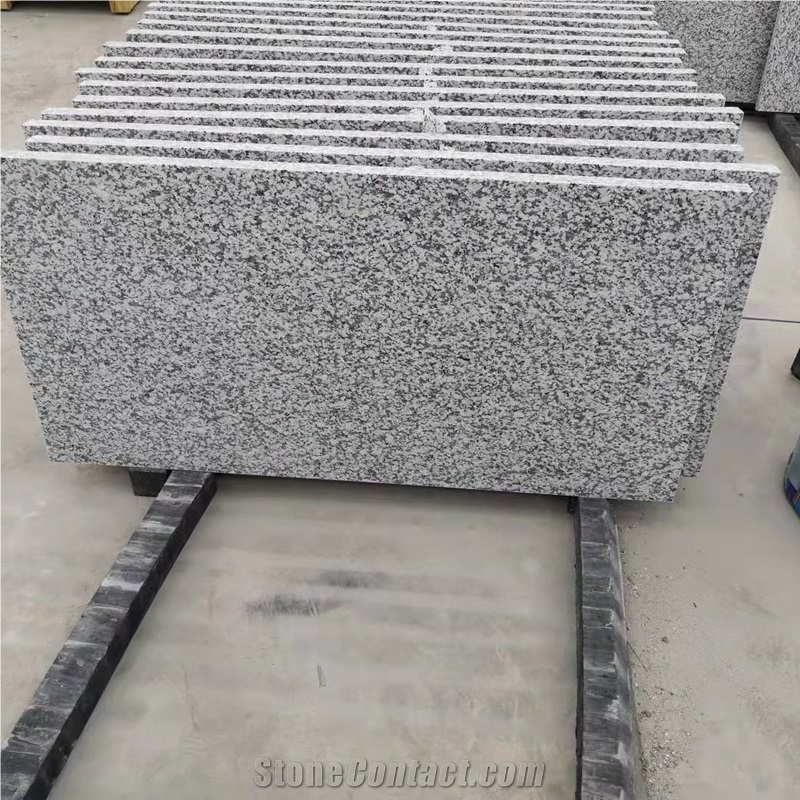 Flamed China G603 JinLin White Granite Paving Tiles