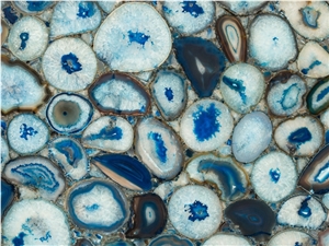 blue-agate Semiprecious Stone