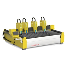 4-Heads Granite Engraving Machine