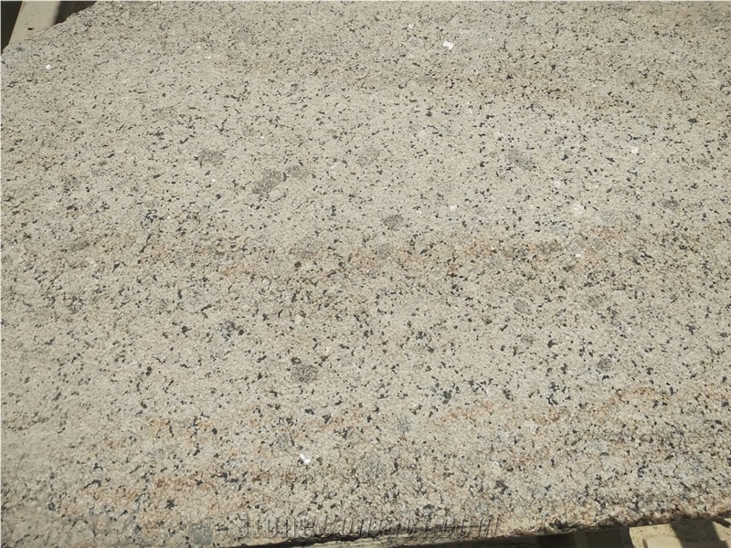 Verdy Yellow Bush Hammered Granite slabs & tiles , verdi