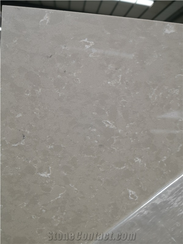Engineed Quartz GS5044 polished slabs for kitchen countertop