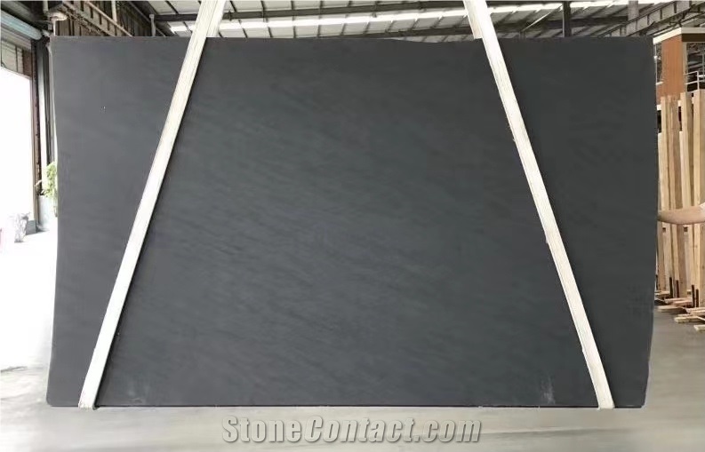 Brazil StarFall Black Quartzite Honed Floor Covering Tiles