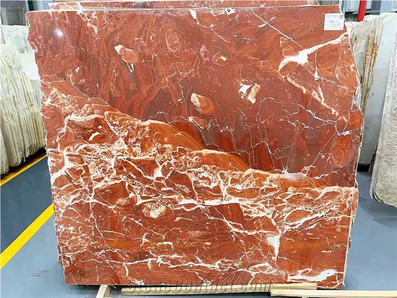 China Fendi red Marble Polished Custom tables