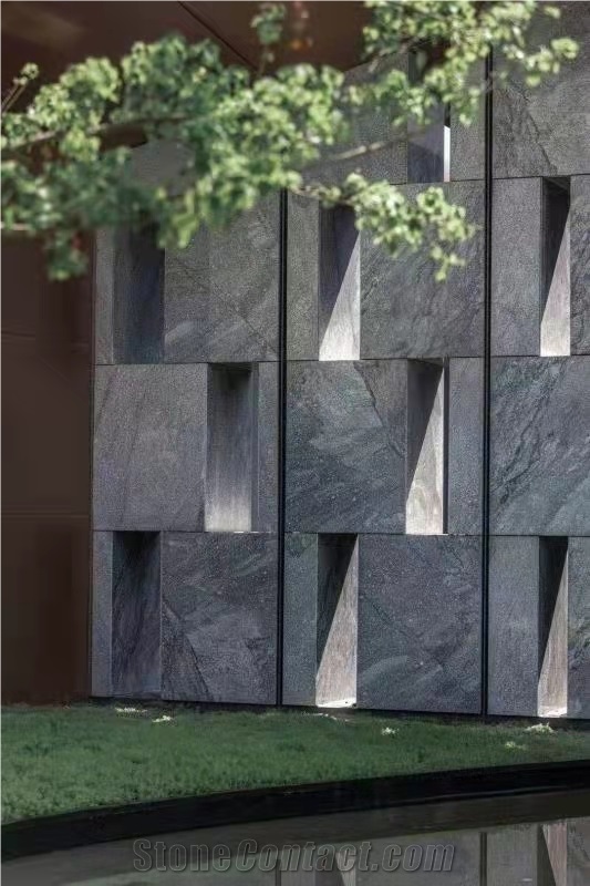 China G023 Grey Granite Lerethered Wall Covering Tiles