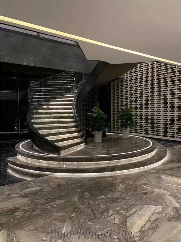 Italy Venice Brown Marble Polished Floor Covering Tiles