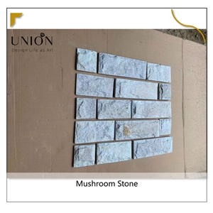 Natural Veneer Mushroom Stone Culture Stone For Wall Tiles