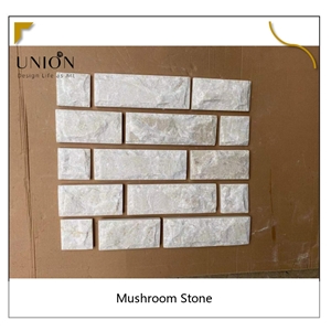 Yellow Quartzite Stone Exterior Wall Cultural Brick Veneer
