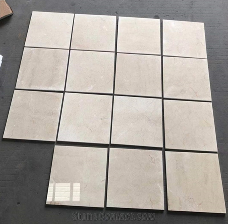 Crema Marfil Marble 18"x18" Flooring Tiles