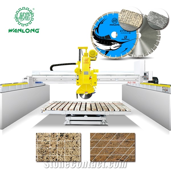 WANLONG Stone Machinery PLC-700 Laser Bridge Cutting Machine