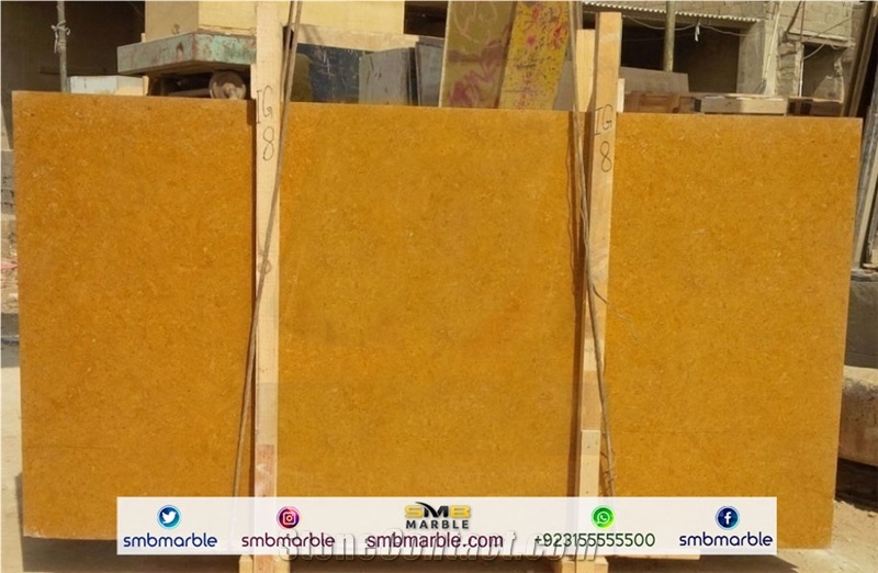 Pakistani - Indus Gold - Golden Camel Marble Tiles & Slabs 