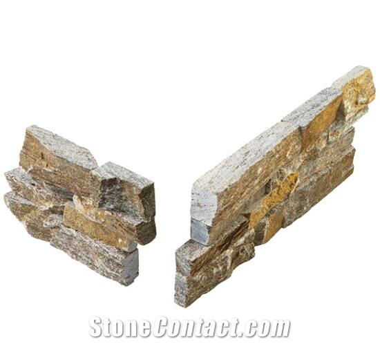 Rust Slate Stone Veneer Cultured Stone Stacked Stone Panels