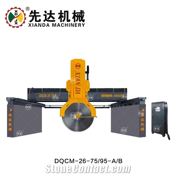 DQCM-26-75-A Heavy Duty Structure Multiblade Block Cutting Machine- Big Disc Bridge Saw Machine