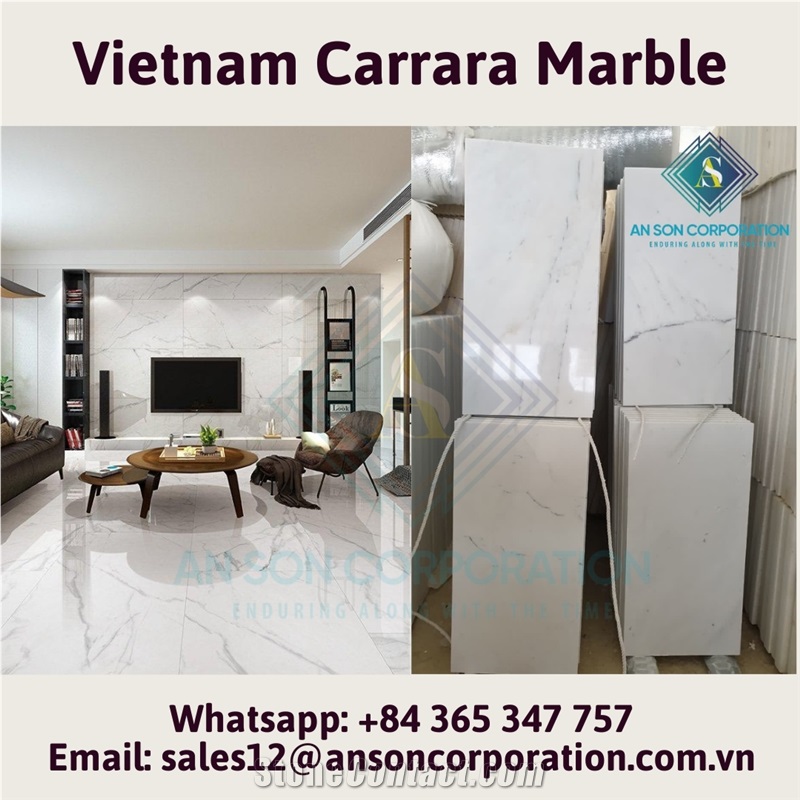 Big Big Sale For Vietnam Carrara Marble Tile