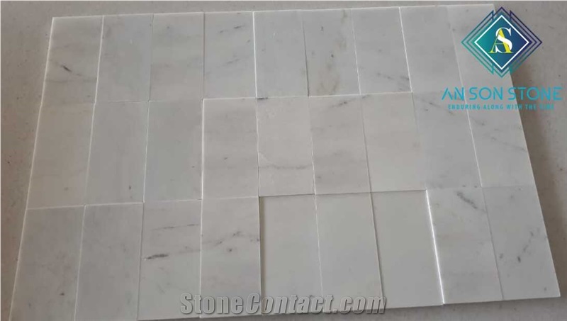Carrara Marble Size Wall Cladding: 10X20x1.5