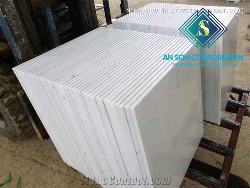 Cheap Price Carrara White Marble Cut To Size For Tile Floor 