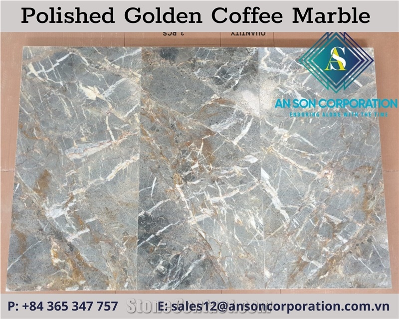 Great Discount Great Sale For Polished Golden Coffee Marble