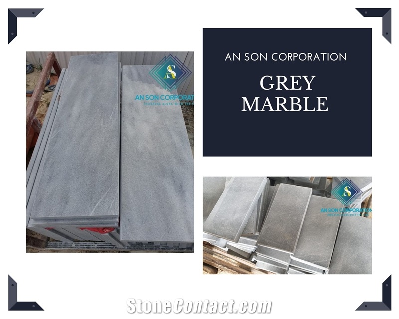 Hot Product - Grey Marble For Steps And Risers