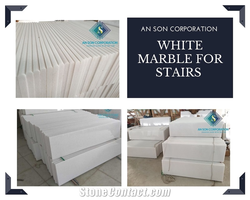 Hot Product - White Marble For Stairs 