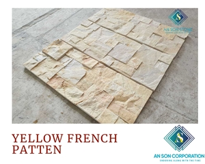 Yellow French Patten Wall Panel