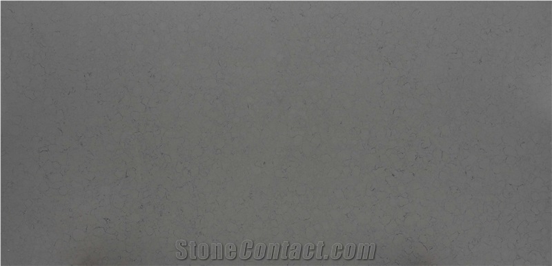 Grey Marble Look Project Quart Surface Slab